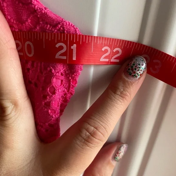 Lane Bryant Womens Fit Flare Dress Plus Pink Floral Lace Sz 16W Sleeveless F144 - Picture 5 of 5